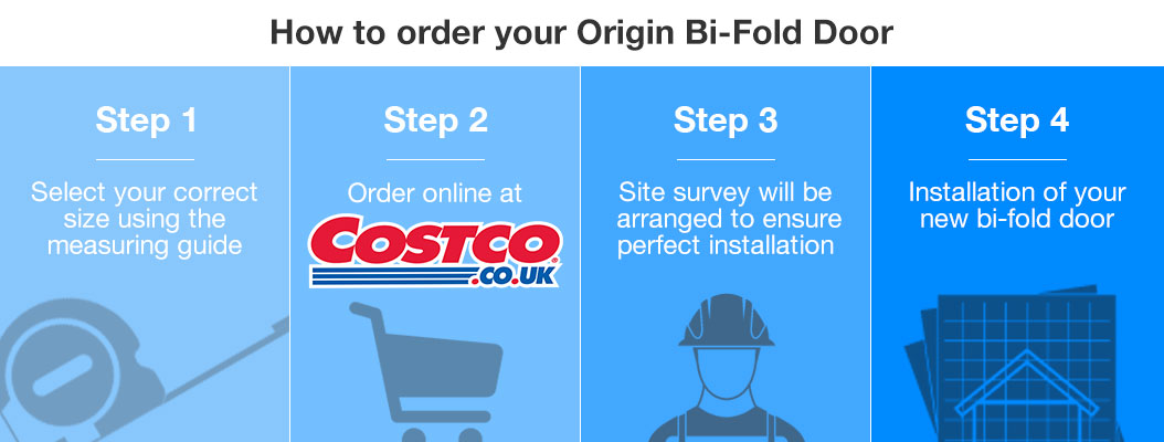 Order your Origin Bi-Fold Doors at Costco.co.uk