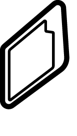 Flip5 icon showing flex window mid-fold