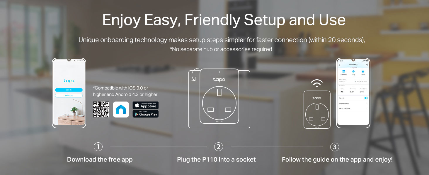 TP Smart Wi-Fi Socket Bnr-3