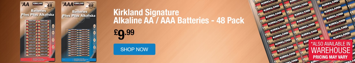 Kirkland Signature Alkaline Batteries 48 Pack Kirkland Signature Alkaline Batteries 48 Pack