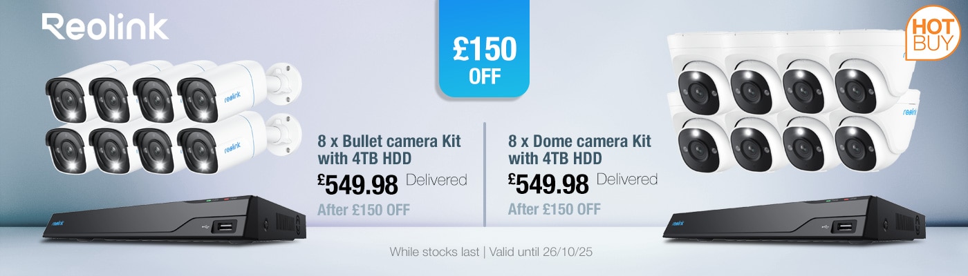 Reolink 8MP camera Kit with 4TB HDD