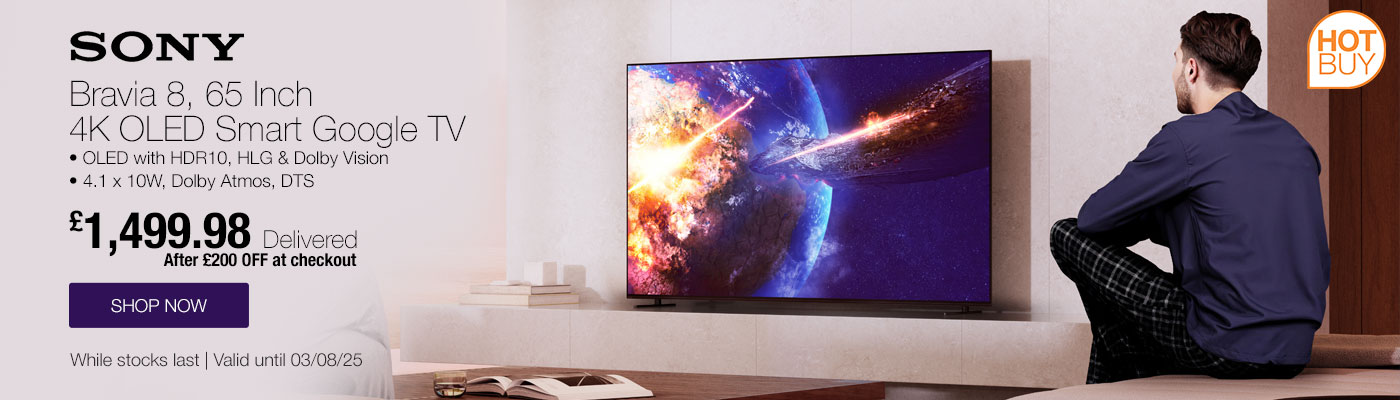 Sony Bravia 8 65 Inch 4K OLED Smart Google TV