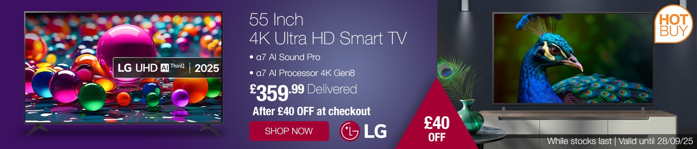 LG 55 Inch 4K Ultra HD Smart TV