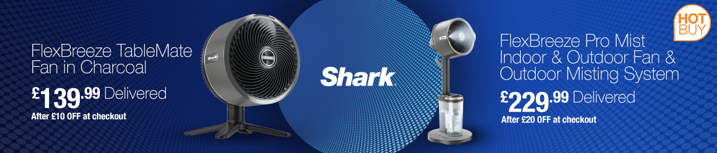 Shark FlexBreeze Pro Mist Indoor & Outdoor Fan & Outdoor Misting System