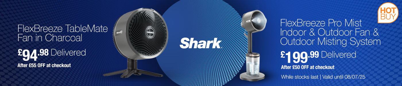 Shark FlexBreeze Pro Mist Indoor & Outdoor Fan & Outdoor Misting System