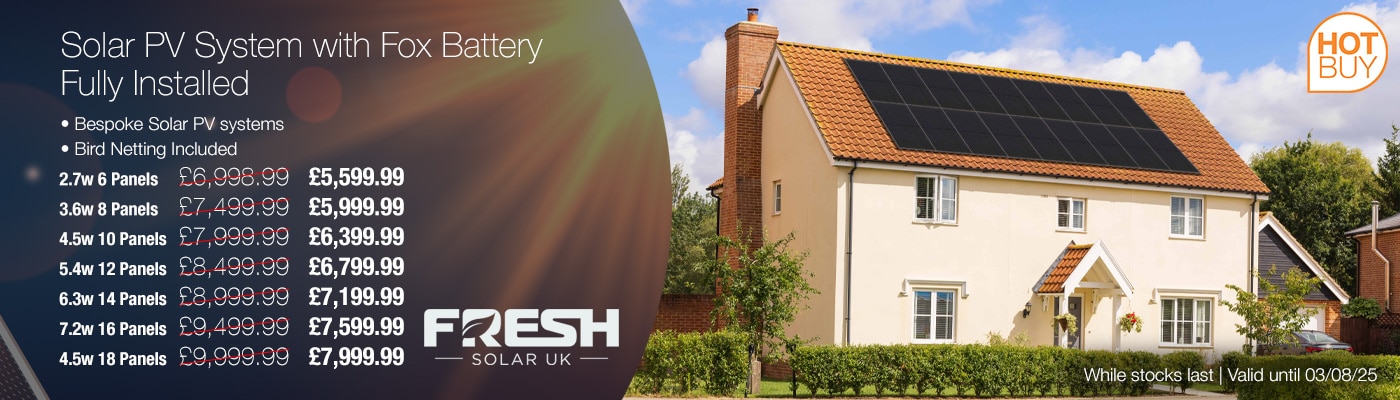 Fresh Solar Solar PV System with Fox Battery