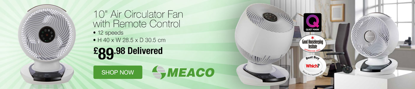 Meaco Air Circulator Fan with Remote Control