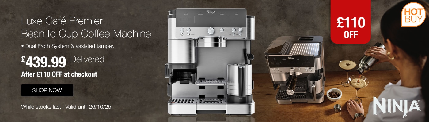 Ninja Luxe Cafe Premier Bean to Cup Coffee Machine