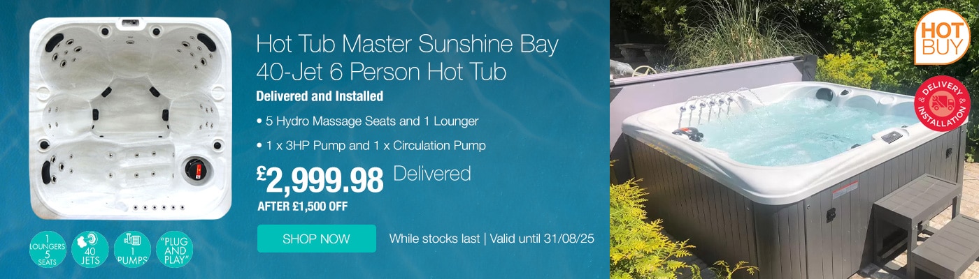 Hot Tub Master Sunshine Bay 40-Jet 6 Person Hot Tub