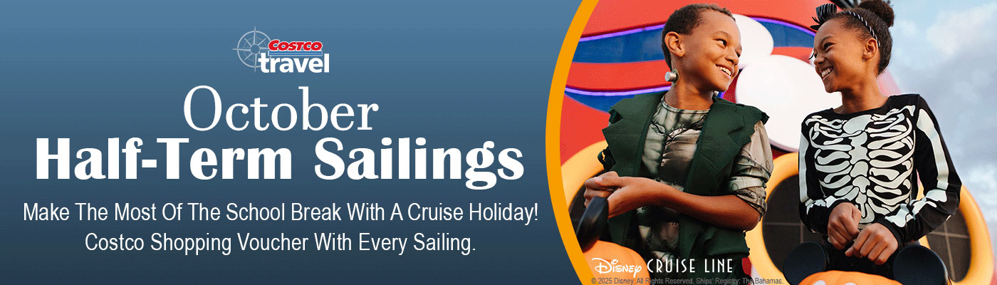 October half-term sailings