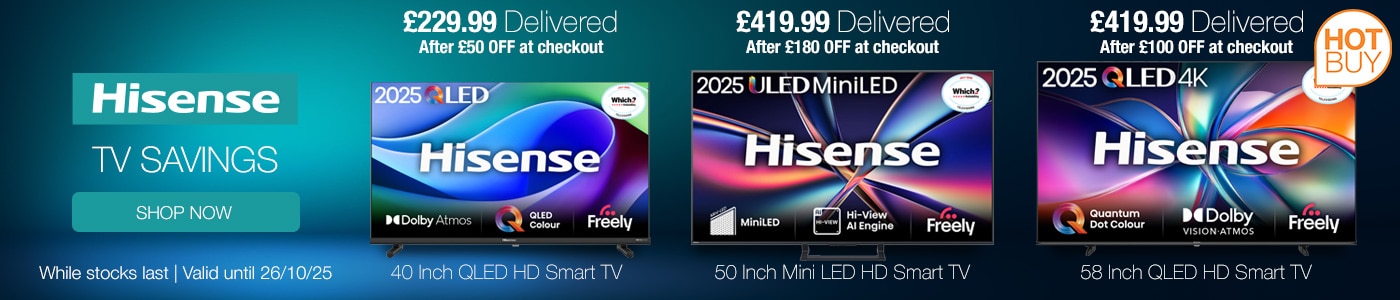 Hisense TV savings