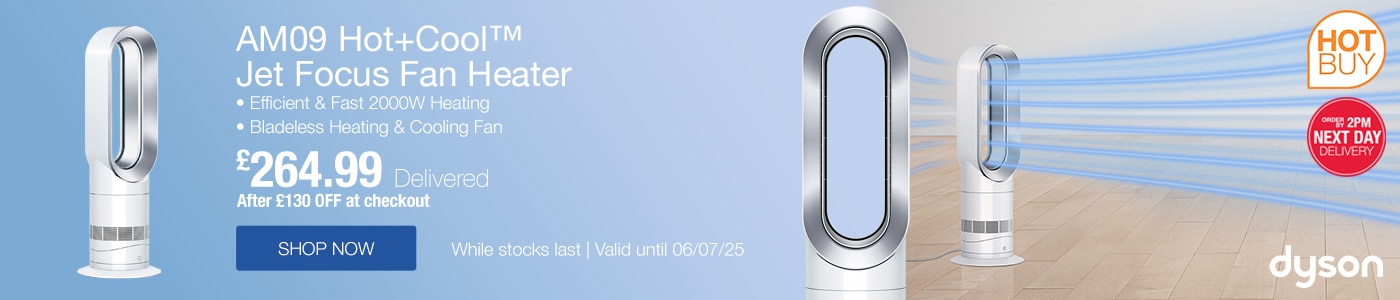 Dyson AM09 Hot+Cool™ Jet Focus Fan Heater