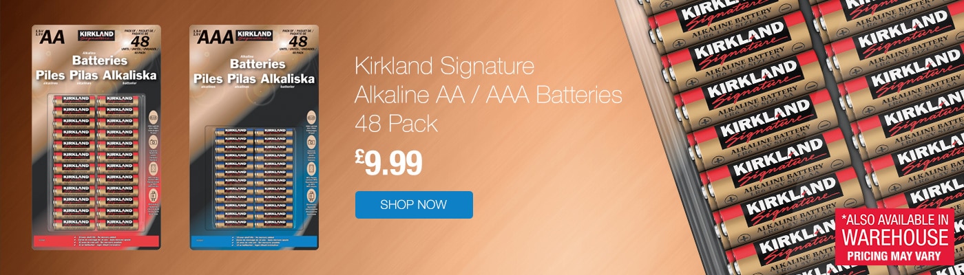 Kirkland Signature Alkaline Batteries