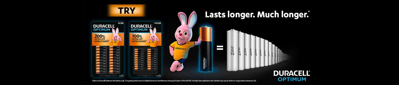 Duracell Optimum Batteries