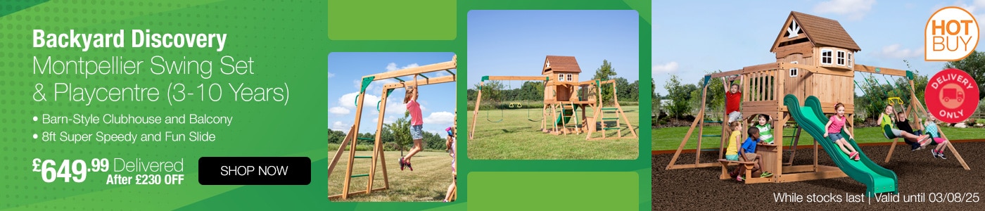 Backyard Discovery Montpellier Swing Set & Playcentre