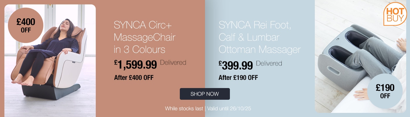 SYNCA Circ+ Massage Chair in 3 Colours