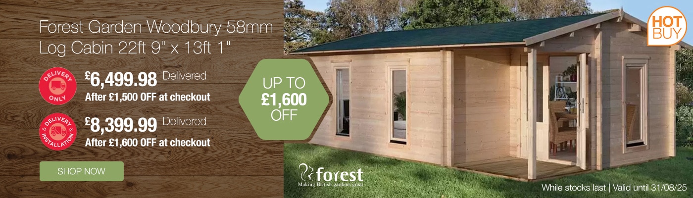 Forest Garden Woodbury Log Cabin