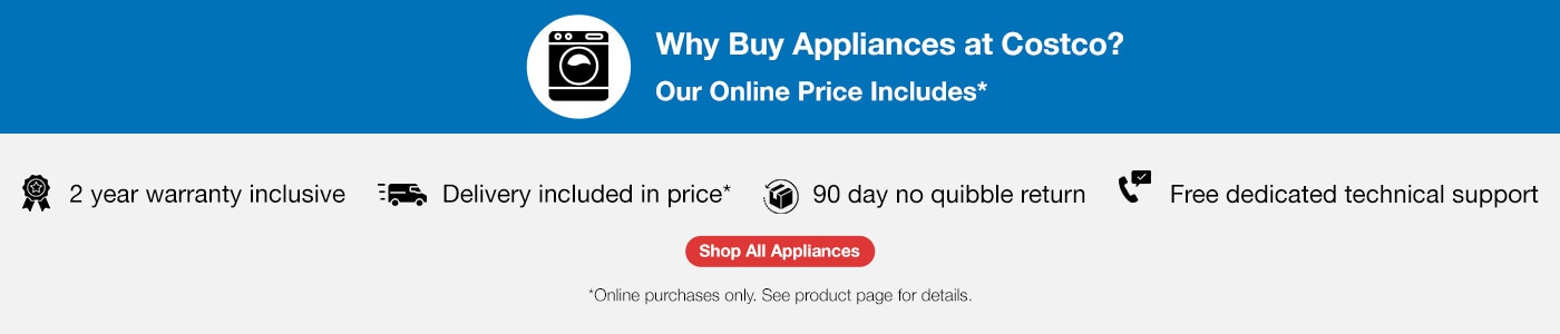 Why buy appliances at Costco