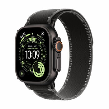 Apple Watch Ultra 3 GPS + Cellular, 49mm Titanium Case with Black Charcoal Trail Loop
