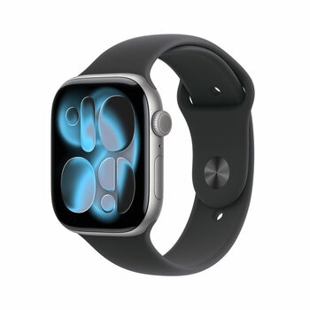 Apple Watch Series 11 GPS, 46mm Aluminium Case with Sport Band - M/L
