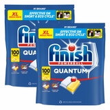 Finish Powerball Quantum Dishwasher Tablets, 2 x 100 Packimages Finish Powerball Quantum Dishwasher Tablets, 2 x 100 Packimages