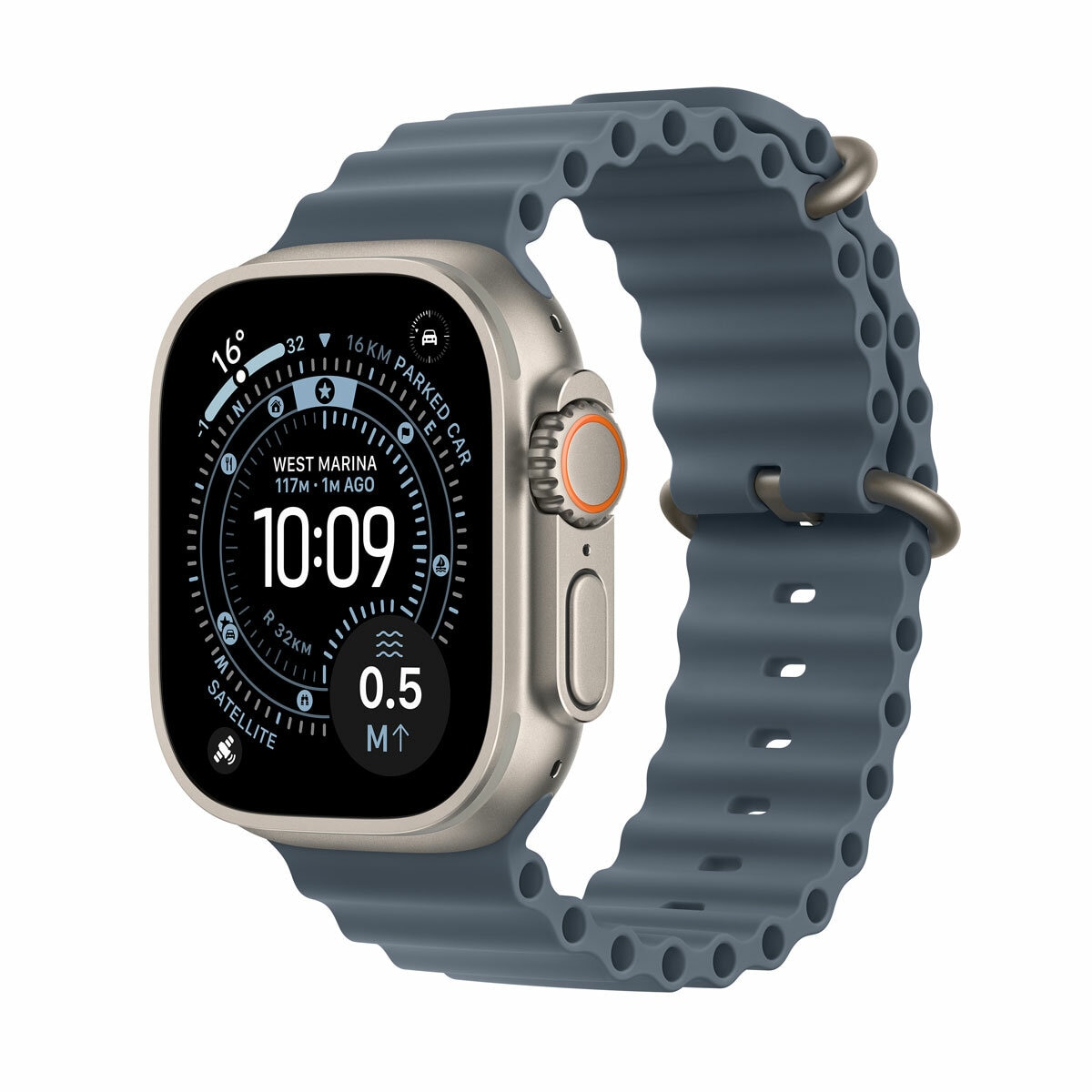 Buy Apple Watch Ultra 3 GPS + Cellular, 49mm Titanium Case with Ocean Band at costco.co.uk