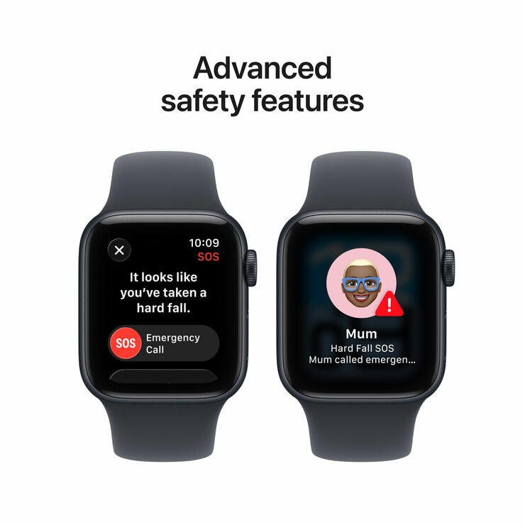 Buy Apple Watch SE 3 GPS + Cellular, 44mm Midnight Aluminium Case with Midnight Sport Band M/L, MEPJ4MP/A at costco.co.uk