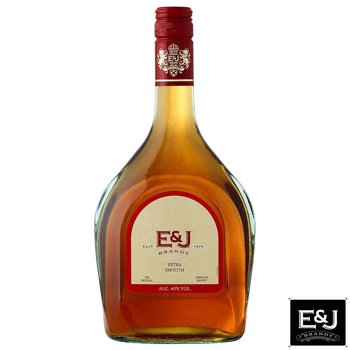 Cut out image of E&J brandy on white background images