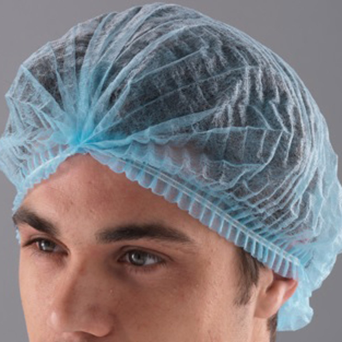 Blue Non-Woven Blue Hair Nets 21 Blue Non-Woven Blue Hair Nets 21