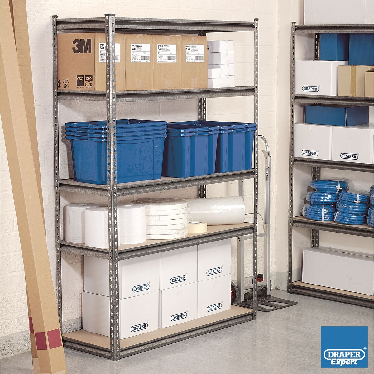 Draper 48" (122cm) Heavy Duty 5 Tier Storage Unit Costco UK