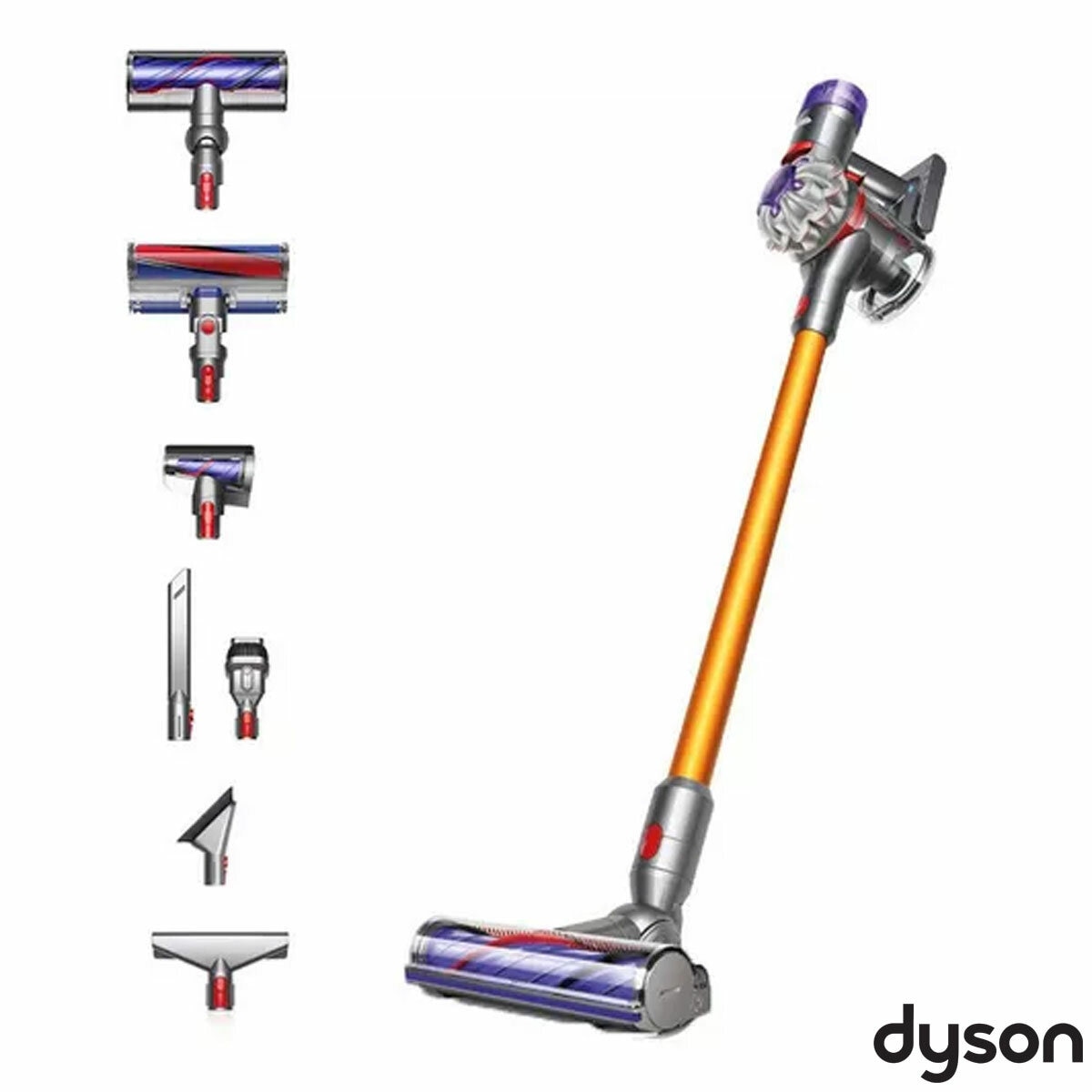 Image of Dyson V8 Absolute with accessories