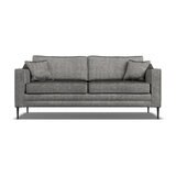 Aspen Velvet 3 Seater Sofa, Grey