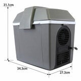 Koolatron 12V Electric Cool Box/Warm Box 9L, Adjustable Strap, Grey Koolatron 12V Electric Cool Box/Warm Box 9L, Adjustable Strap, Grey