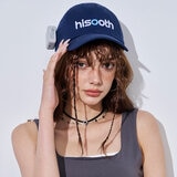 Image of model wearing navy massage cap