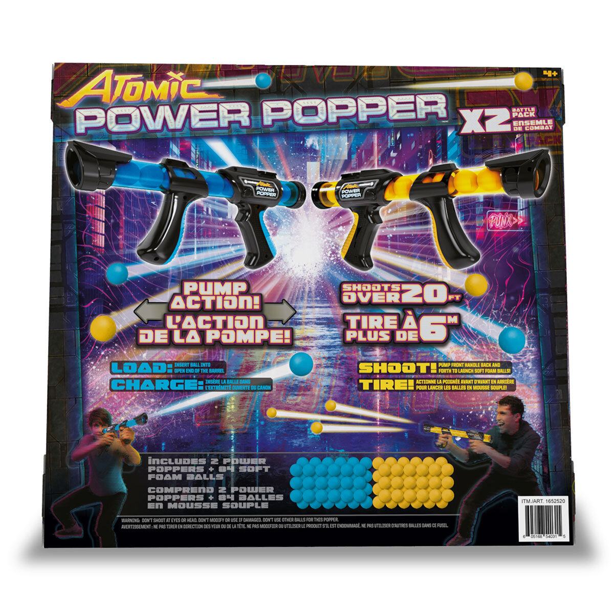Buy Atomic Power Poppers Back of Box Image at Costco.co.uk