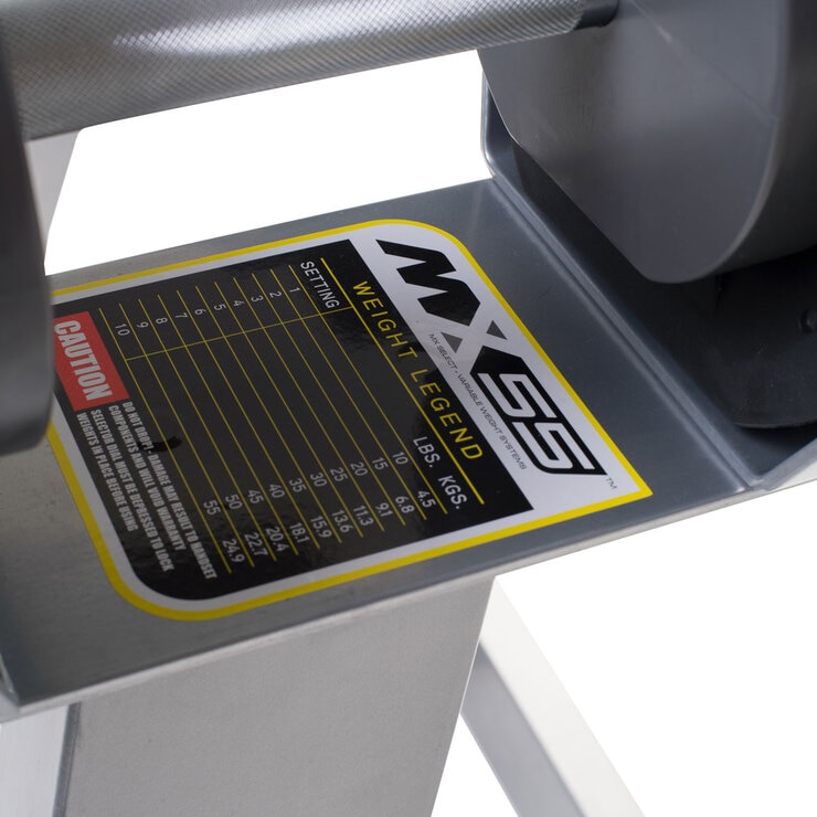 MX SELECT MX55 Rapid Change Adjustable Dumbbell System with Rack Costco UK