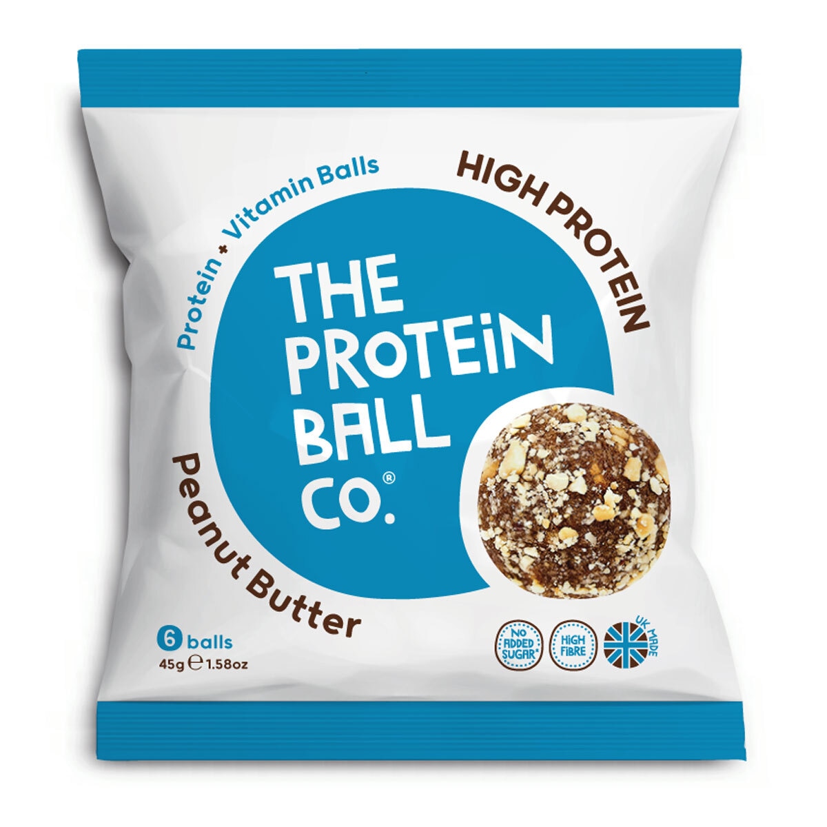 The Protein Ball Co. Peanut Butter, 20 x 45g