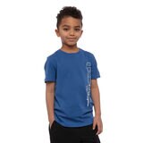 Champion Boy's 2 Pack Short Sleeve T-shirt in White/Shield Blue