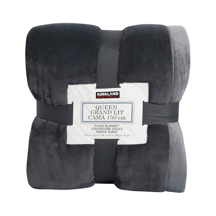 Kirkland Signature Queen Plush Blanket Costco UK