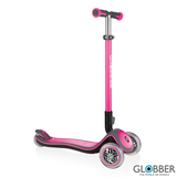 Globber Elite Deluxe Scooter in Deep Pink (3+ Years)