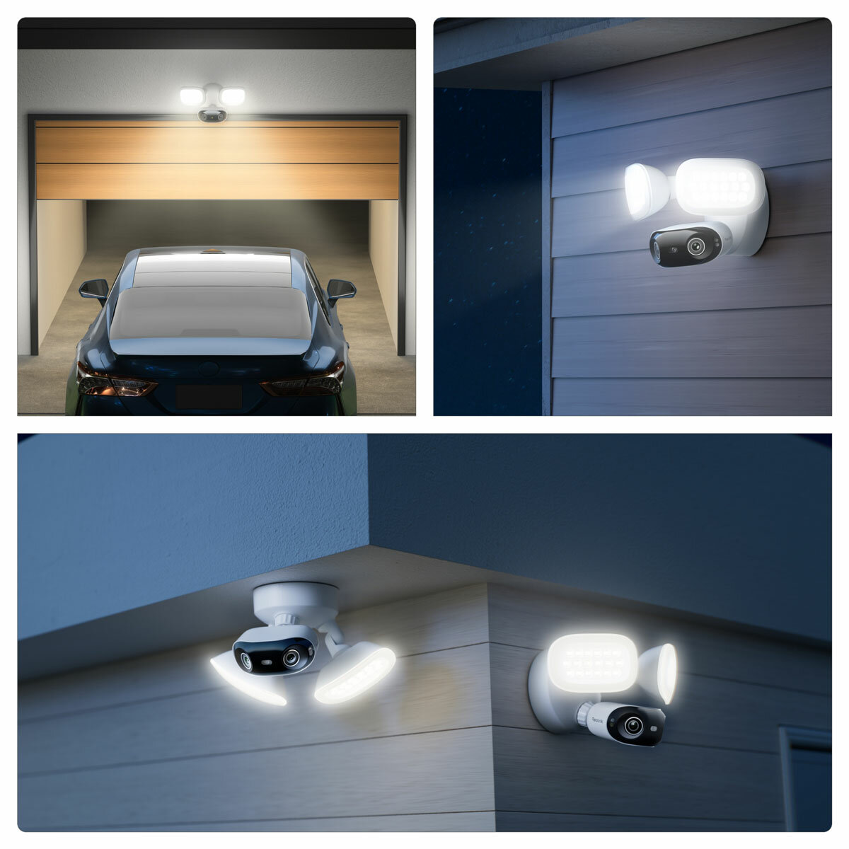 Reolink 4K 180° Battery Wi-Fi Floodlight Security Camera with 64GB SD Card