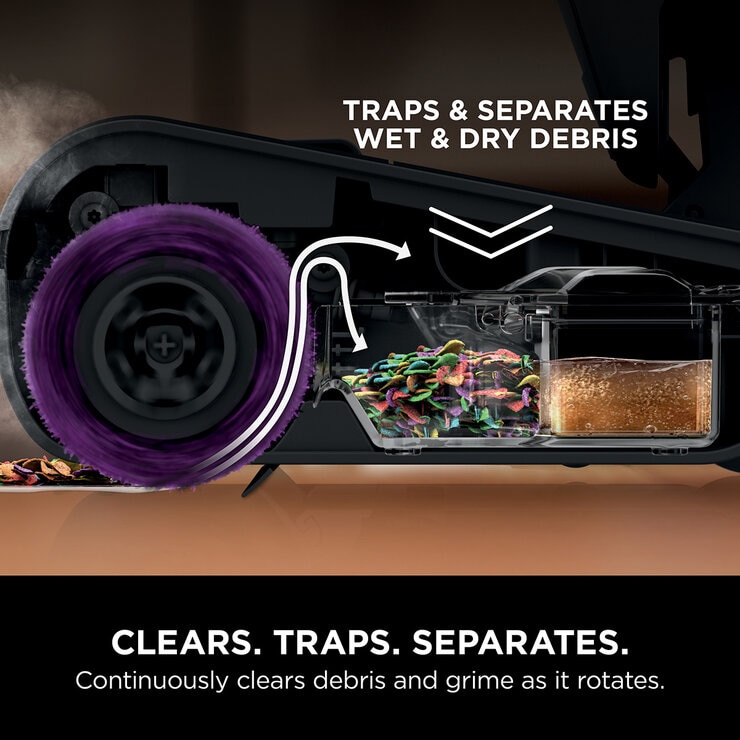 Annotated image of Shark Steam Pickup