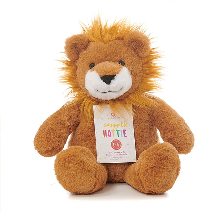 Aroma Home Microwavable Snuggable Animal Hotties - Lion Aroma Home Microwavable Snuggable Animal Hotties - Lion