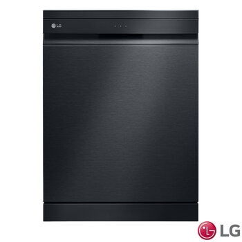 LG DF455HMS, 14 Place Setting, TrueSteam™, QuadWash™ Dishwasher, C Rated in Matte Black