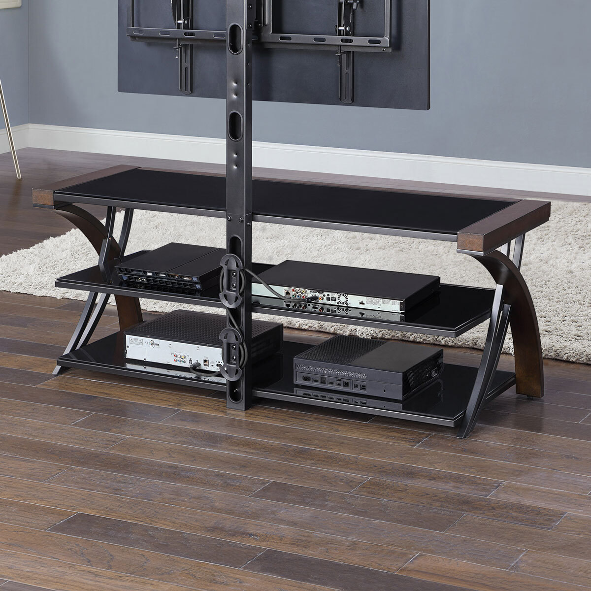 Bayside Furnishings Burkedale 3in1 TV Stand for TVs Up to 65" Costco UK