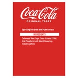 Ingredient information on red background