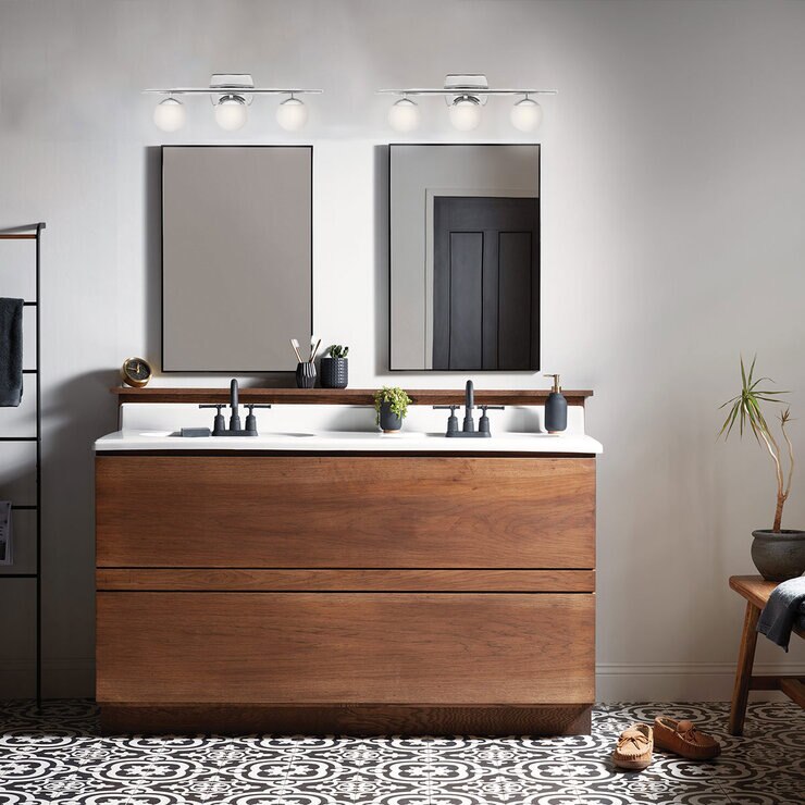 Elstead Jasper 3 Light Wall Light KL-JASPER3-BATH Elstead Jasper 3 Light Wall Light KL-JASPER3-BATH
