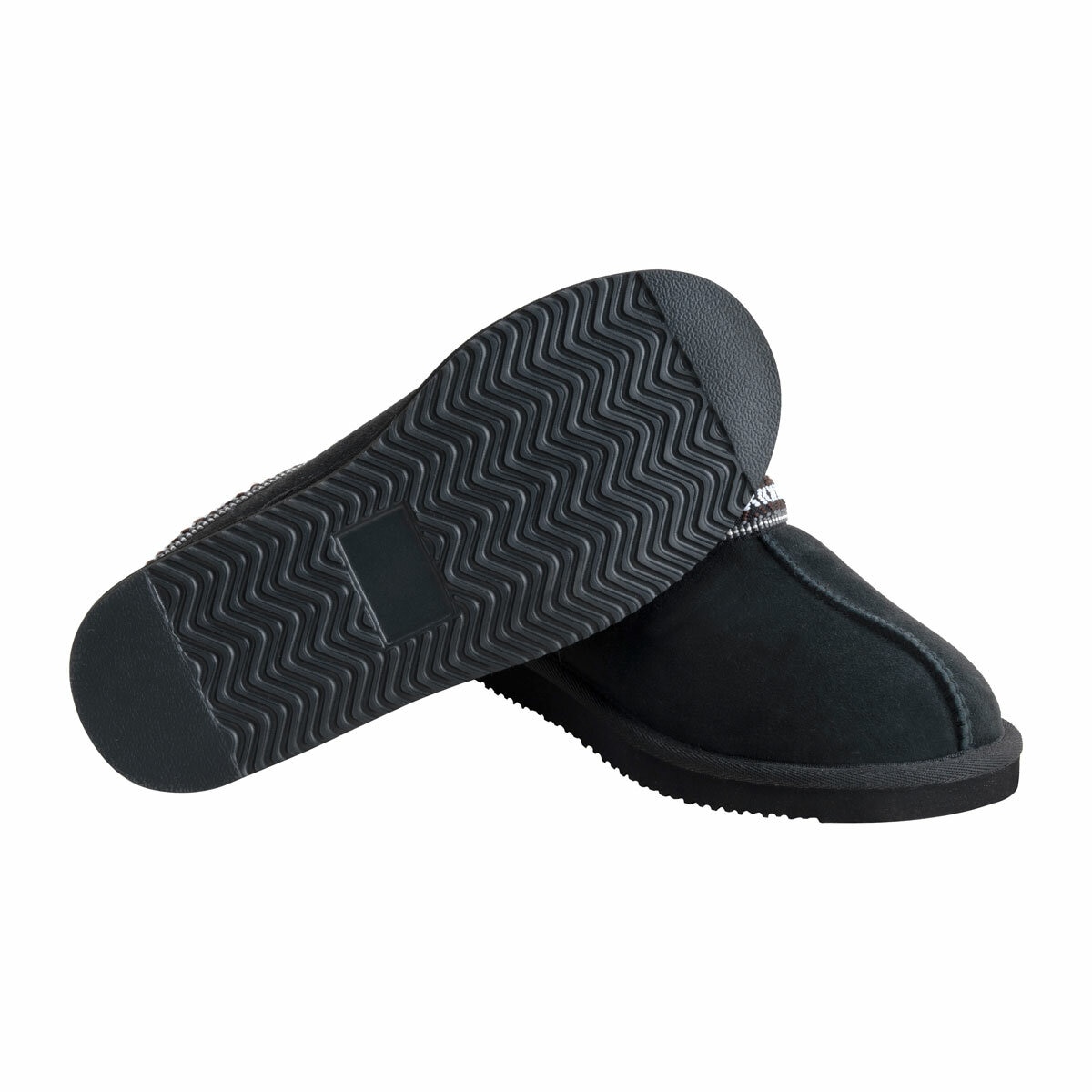 Kirkland Signature Unisex Shearling Slipper in Black
