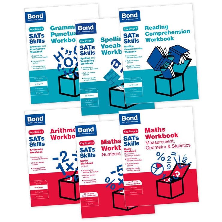 Bond SATs Skills 6 Work Book Pack, KS2 Year 6 Ages 10-11 Bond SATs Skills 6 Work Book Pack, KS2 Year 6 Ages 10-11