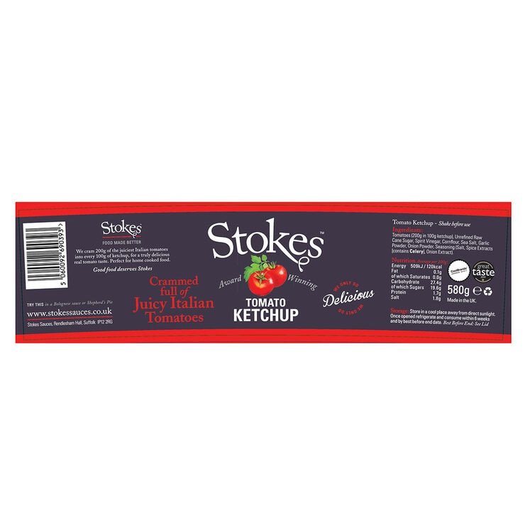 Stokes Tomato Ketchup, 2 x 580g Costco UK